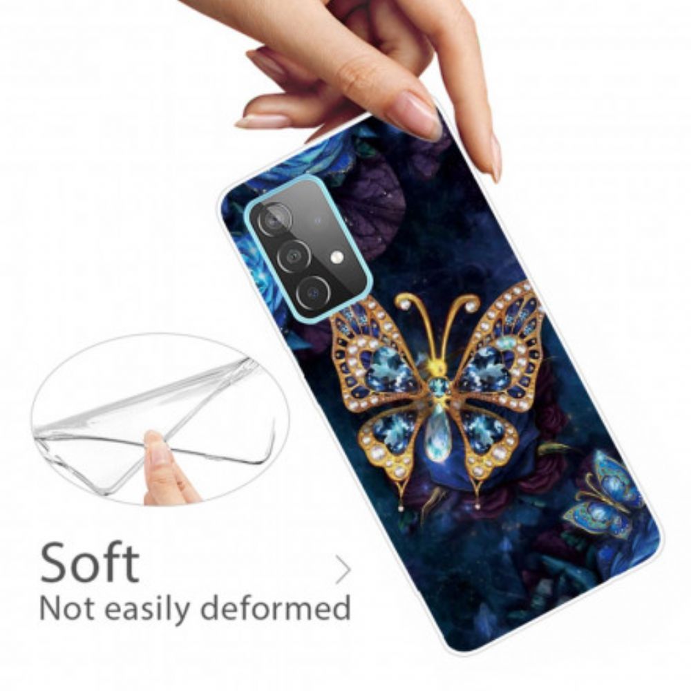 Handyhülle Für Samsung Galaxy A32 4G Luxus-schmetterling