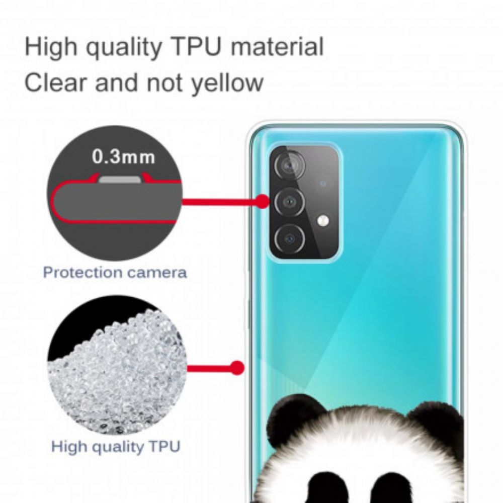 Handyhülle Für Samsung Galaxy A32 4G Transparenter Panda