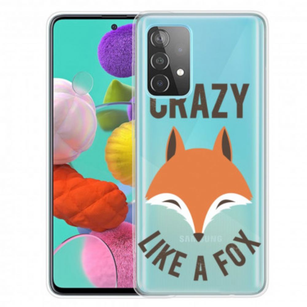 Hülle Für Samsung Galaxy A32 4G Fuchs / Verrückt Wie Ein Fuchs