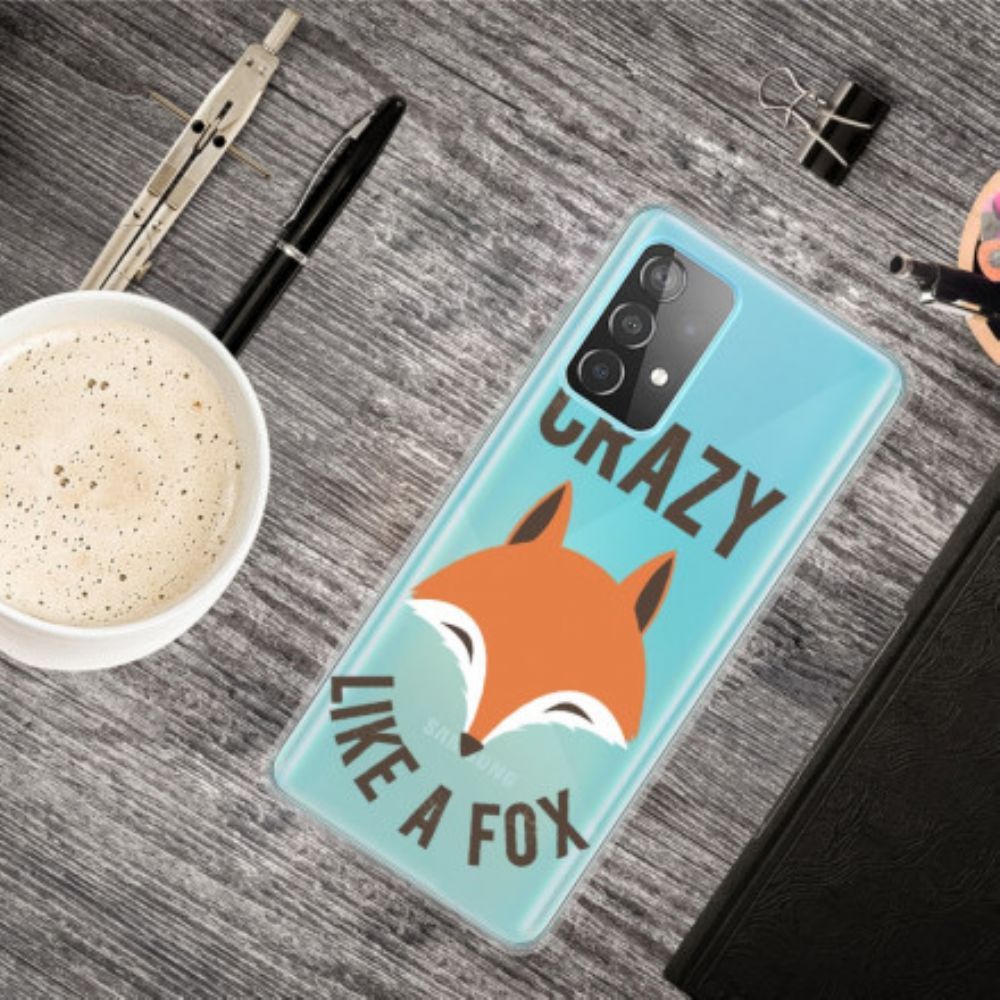 Hülle Für Samsung Galaxy A32 4G Fuchs / Verrückt Wie Ein Fuchs