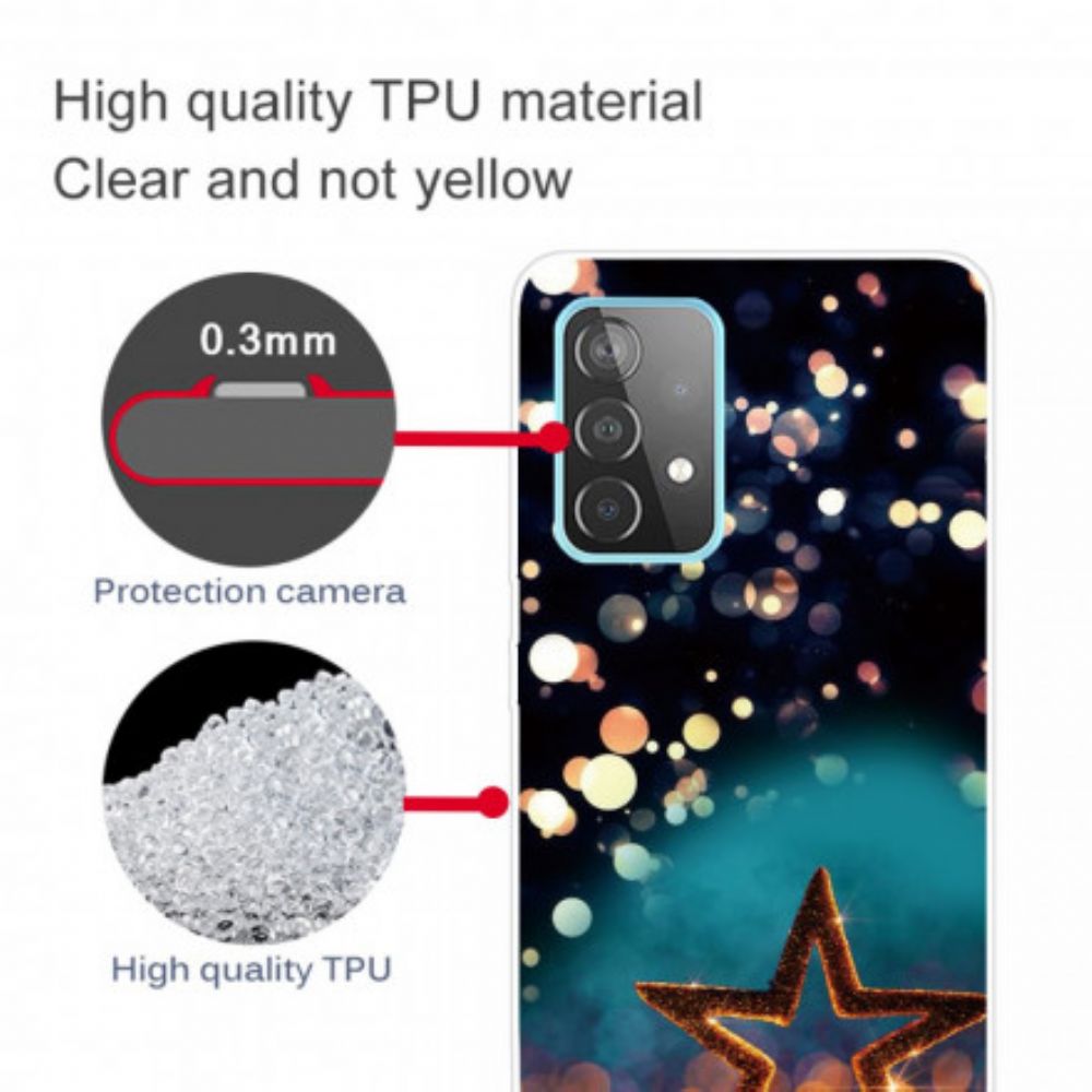 Hülle Für Samsung Galaxy A32 4G Stern Flex
