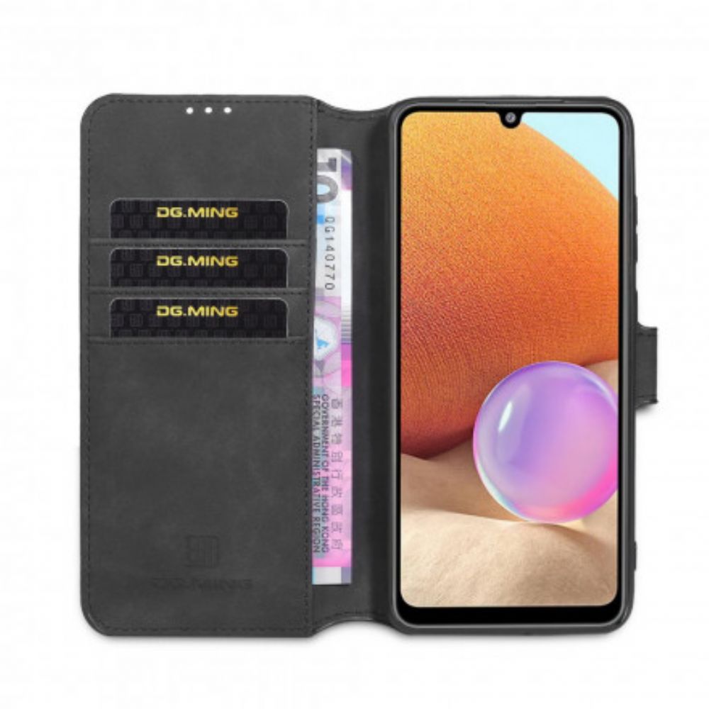 Lederhüllen Für Samsung Galaxy A32 4G Dg.ming Retro