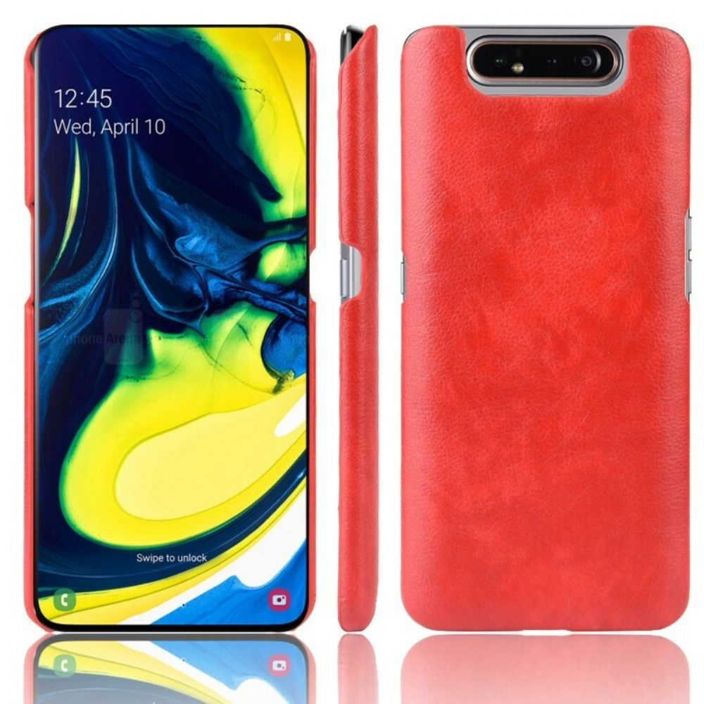 Handyhülle Für Samsung Galaxy A90 / A80 Litschi-leder-effekt