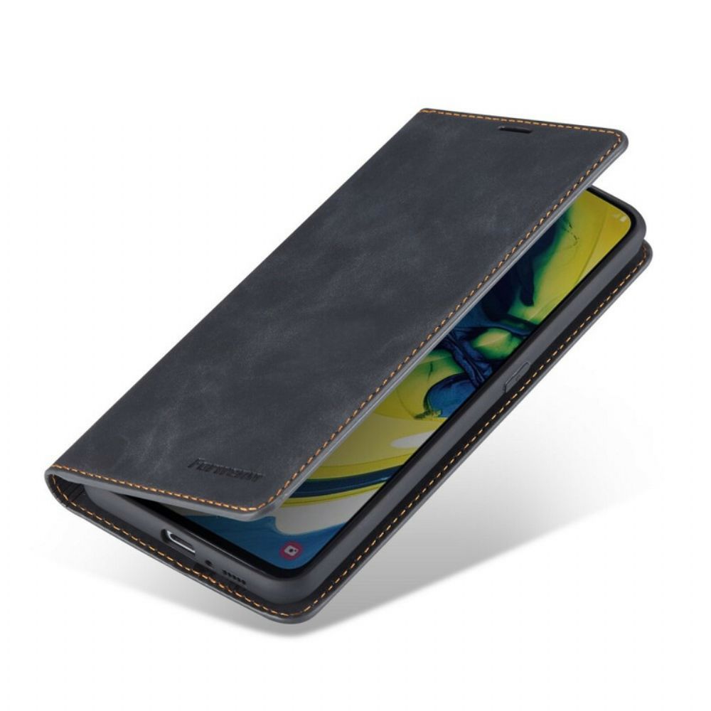 Lederhüllen Für Samsung Galaxy A90 / A80 Ledereffekt Vorderw