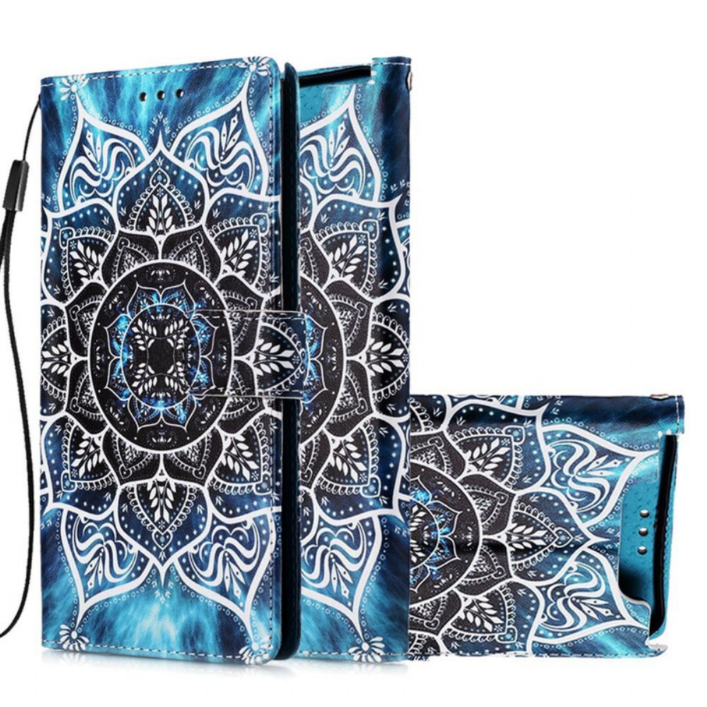Lederhüllen Für Samsung Galaxy A90 / A80 Mandala Im Himmel
