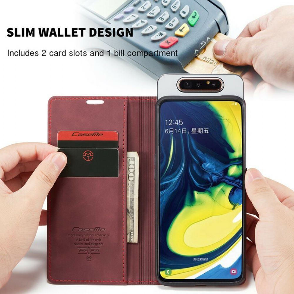 Schutzhülle Für Samsung Galaxy A90 / A80 Flip Case Caseme Kunstleder