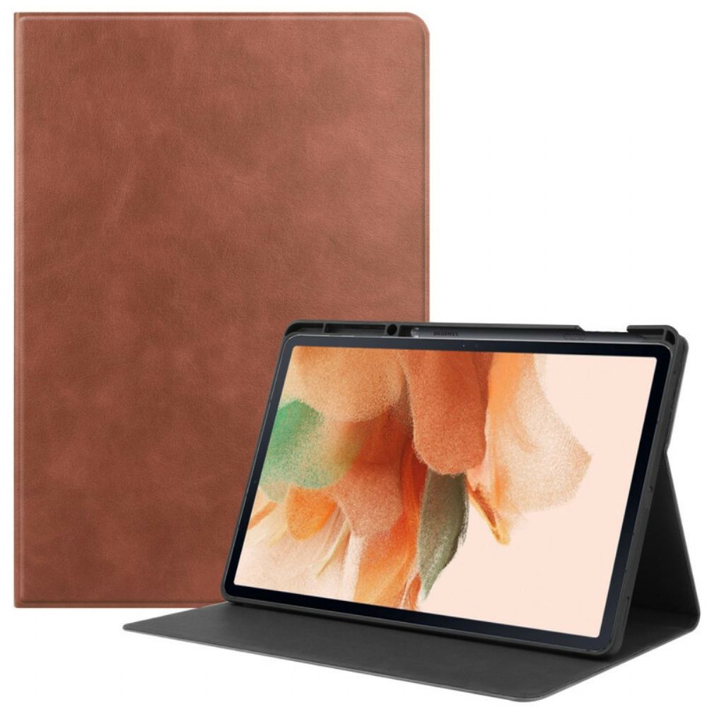Case Für Samsung Galaxy Tab S7 FE Texturiertes Kunstleder