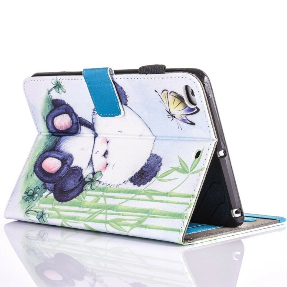 Lederhüllen Für iPad 9.7" Romantischer Panda