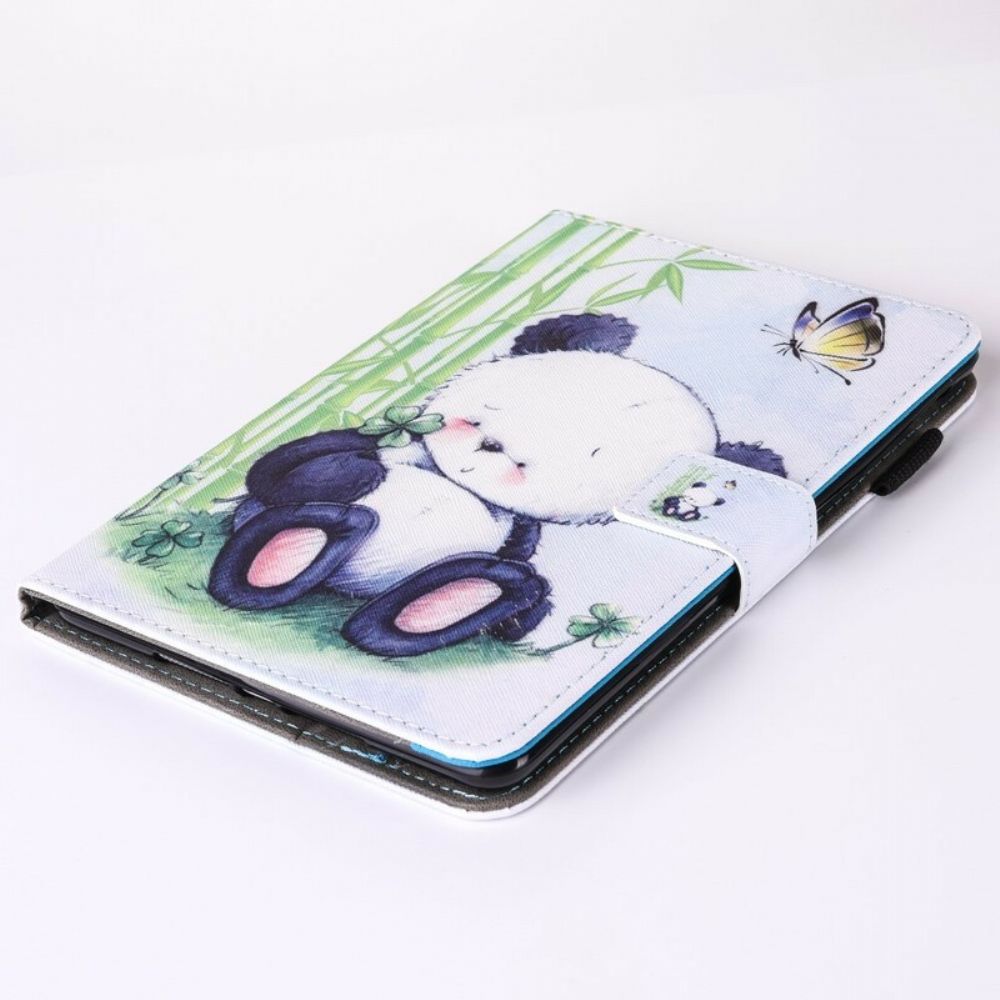 Lederhüllen Für iPad 9.7" Romantischer Panda