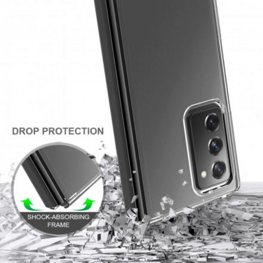 Handyhülle Für Samsung Galaxy Z Fold 2 Transparenter Hybrid