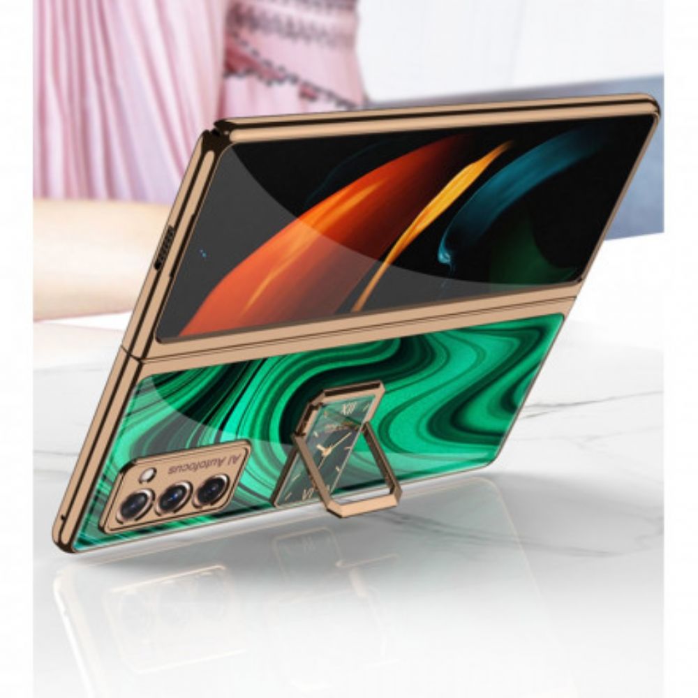 Hülle Für Samsung Galaxy Z Fold 2 Vintage Uhr Und Gkk-halterung