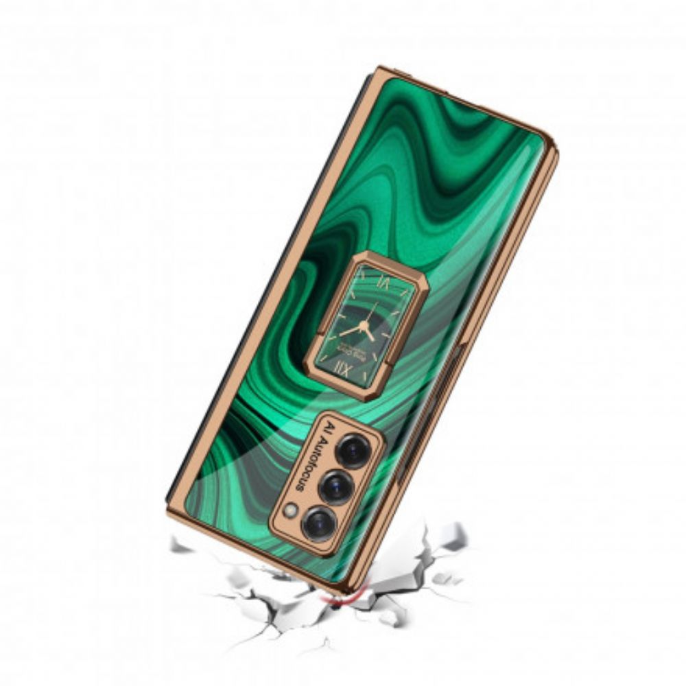 Hülle Für Samsung Galaxy Z Fold 2 Vintage Uhr Und Gkk-halterung