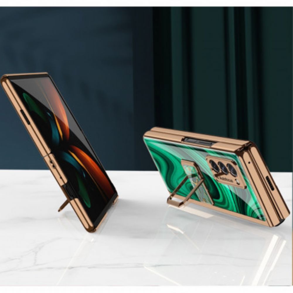 Hülle Für Samsung Galaxy Z Fold 2 Vintage Uhr Und Gkk-halterung