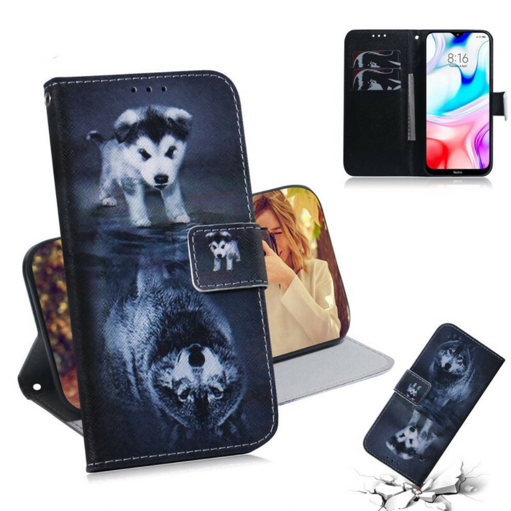 Flip Case Für Xiaomi Redmi 8 Ernesto Der Wolf