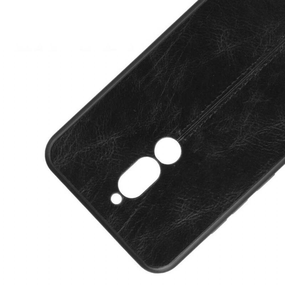 Hülle Für Xiaomi Redmi 8 Nähte Lederoptik