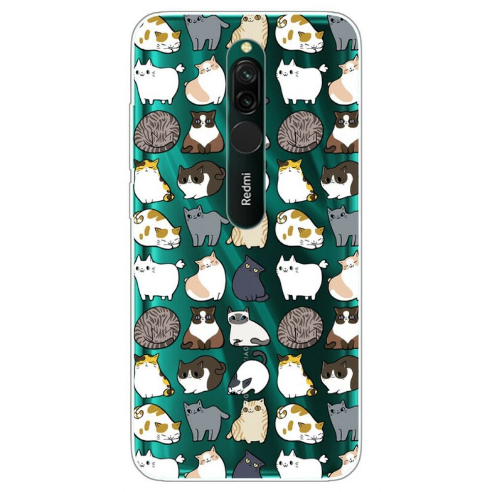 Hülle Für Xiaomi Redmi 8 Top-katzen