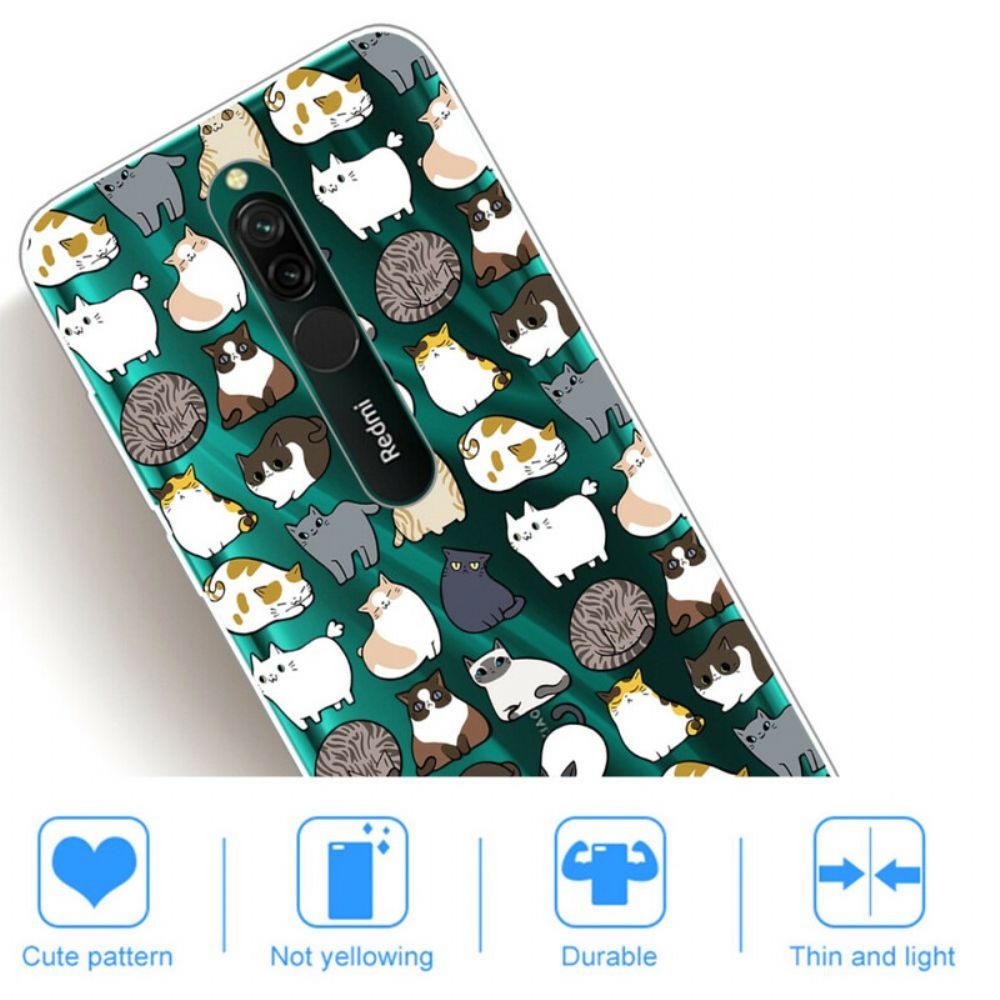 Hülle Für Xiaomi Redmi 8 Top-katzen