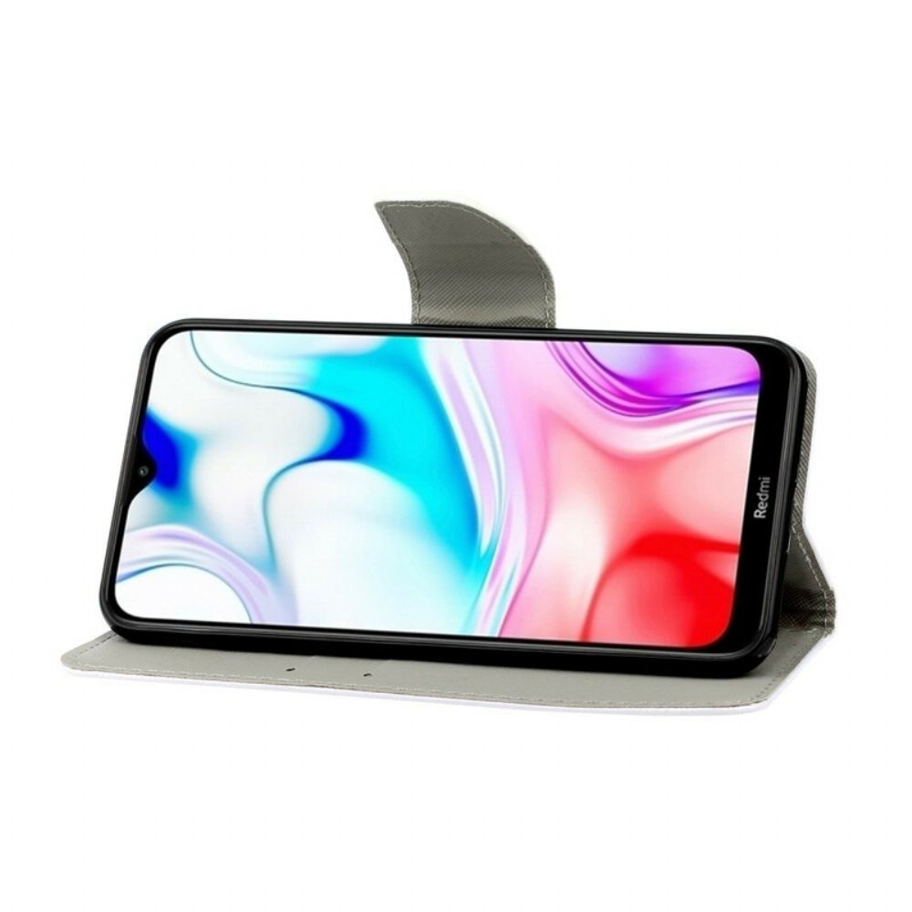 Lederhüllen Für Xiaomi Redmi 8 Mit Kordel Lebe Es Riemchen