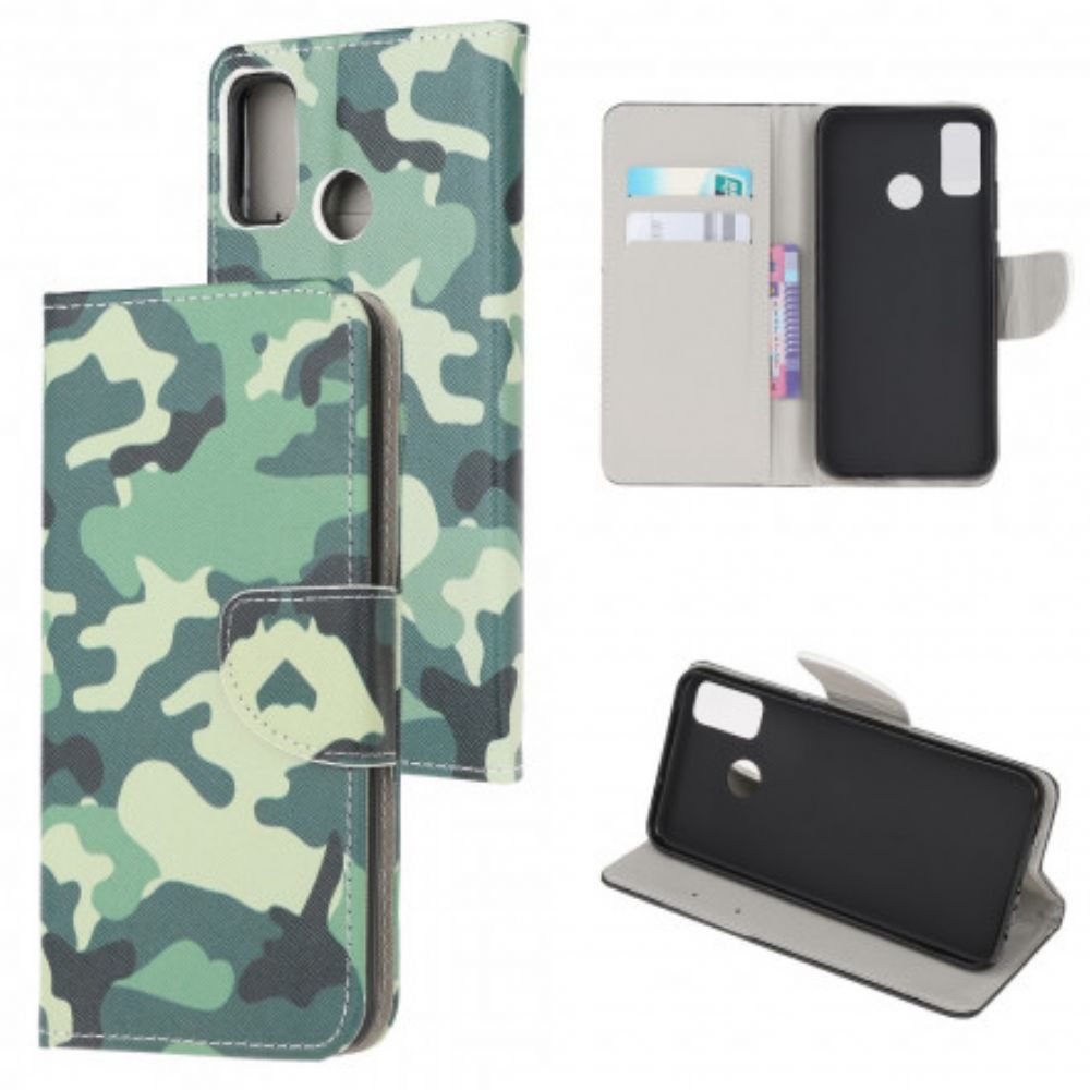 Flip Case Für Moto G50 Militärische Tarnung