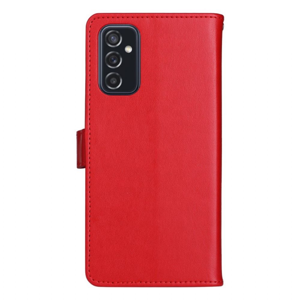 Flip Case Für Samsung Galaxy M52 5G Sternenkat