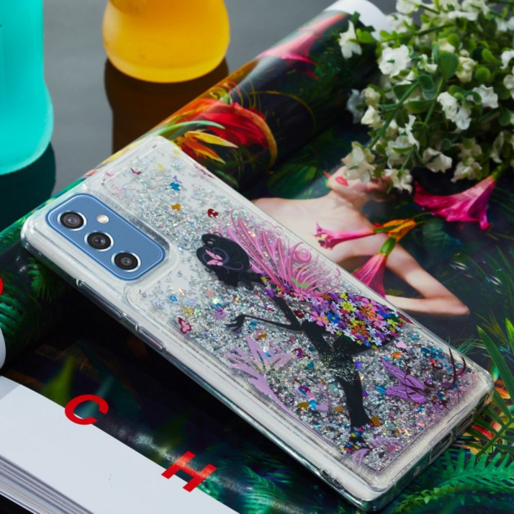 Handyhülle Für Samsung Galaxy M52 5G Prinzessin Glitter