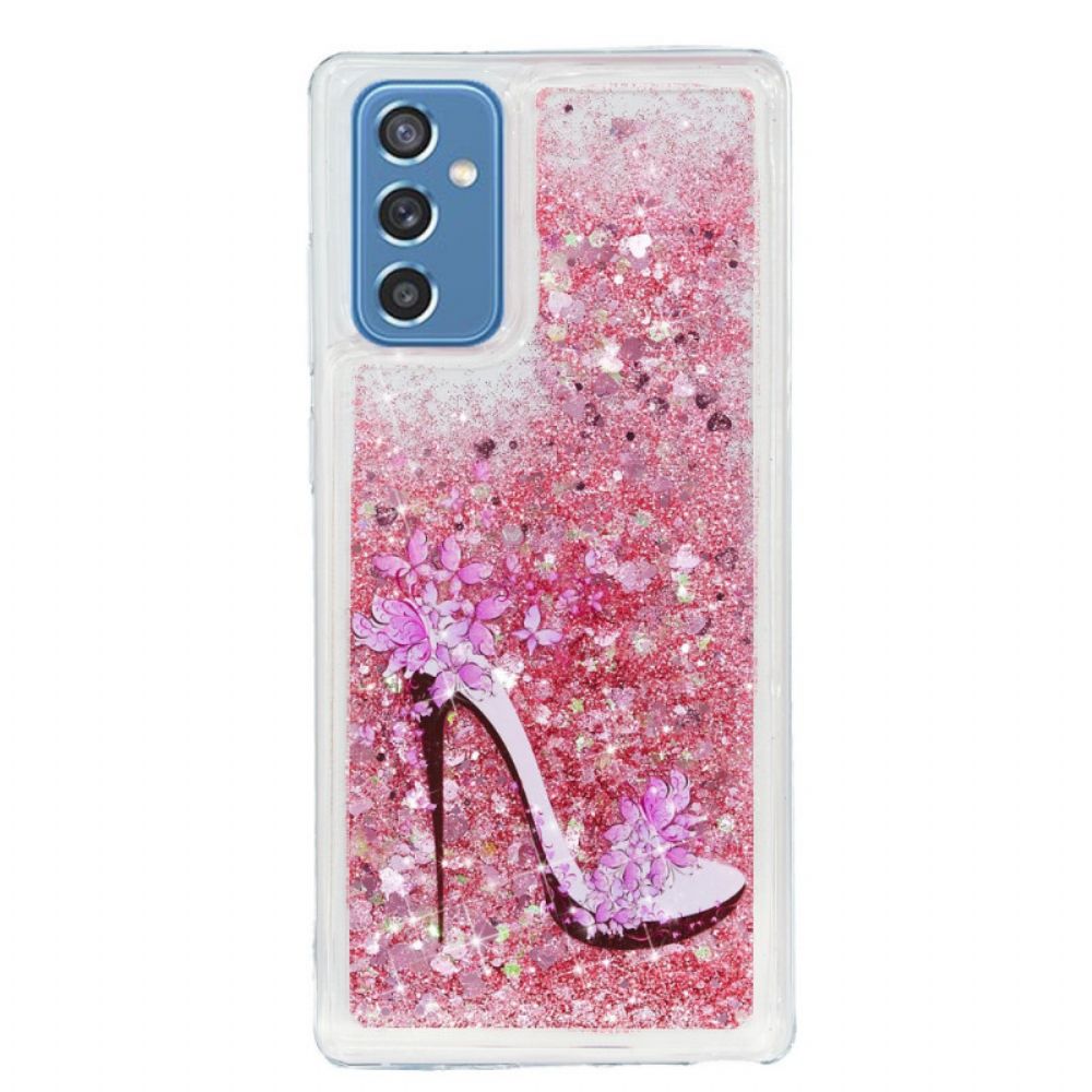 Hülle Für Samsung Galaxy M52 5G Funkelnde Pailletten
