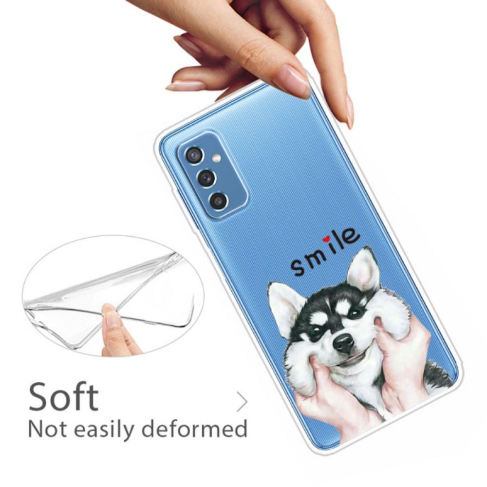 Hülle Für Samsung Galaxy M52 5G Kuschelwolf