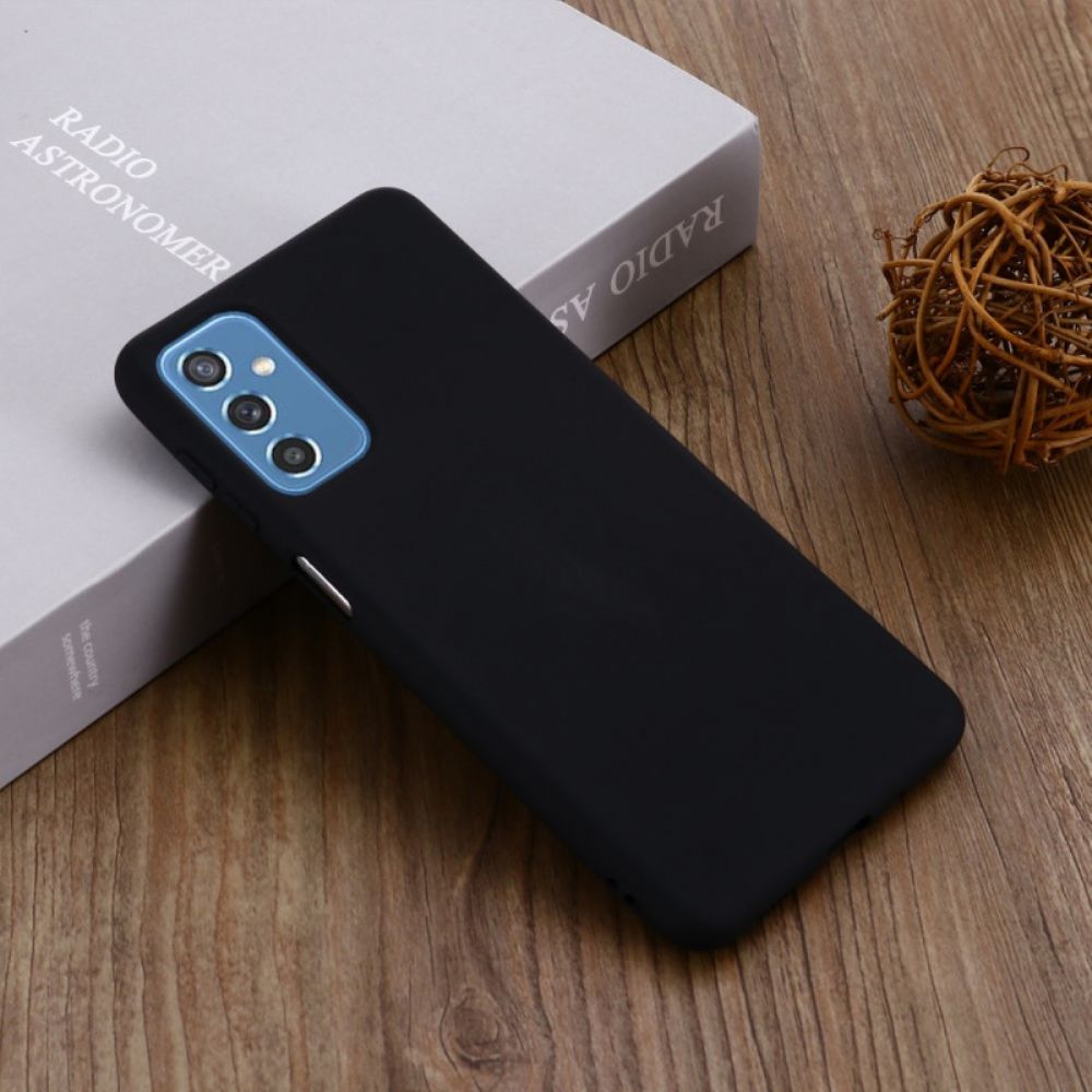 Hülle Für Samsung Galaxy M52 5G Mit Kordel Armband Aus Flüssigem Silikon