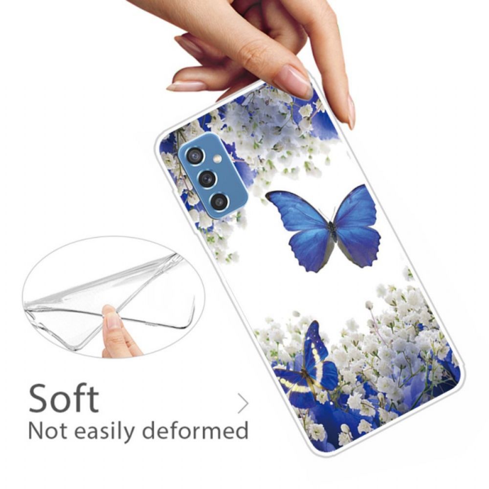Hülle Für Samsung Galaxy M52 5G Mystischer Schmetterling