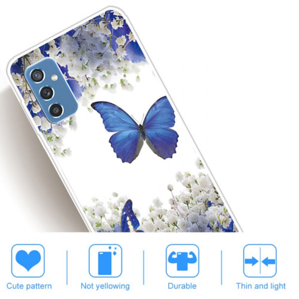 Hülle Für Samsung Galaxy M52 5G Mystischer Schmetterling
