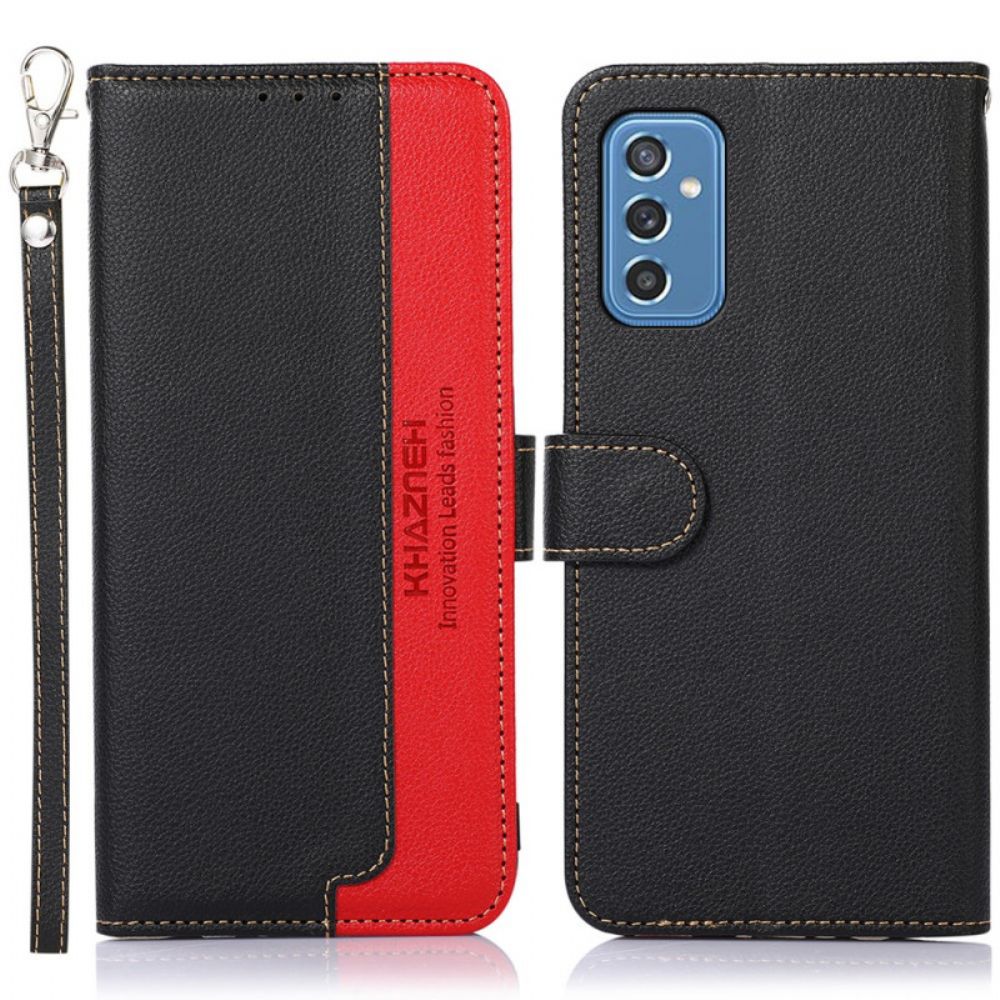 Lederhüllen Für Samsung Galaxy M52 5G Liche Style Rfid Khazneh