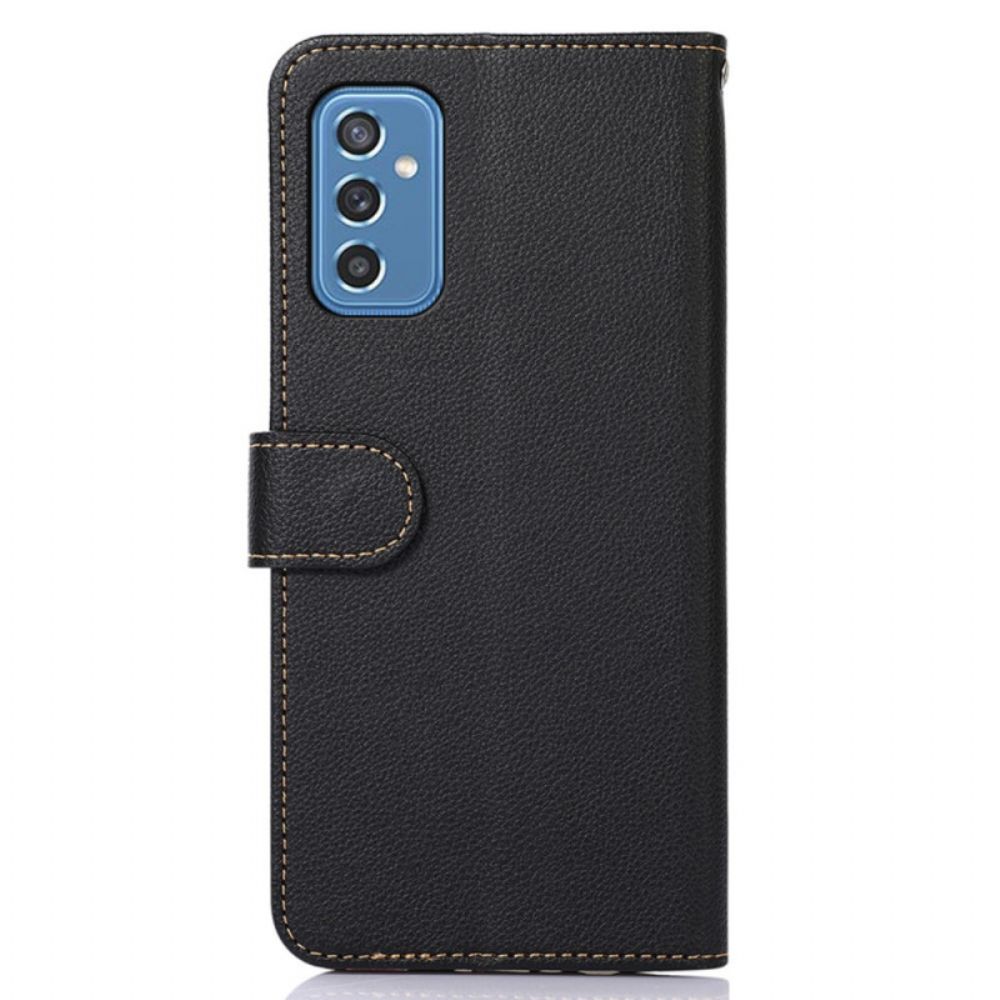 Lederhüllen Für Samsung Galaxy M52 5G Liche Style Rfid Khazneh