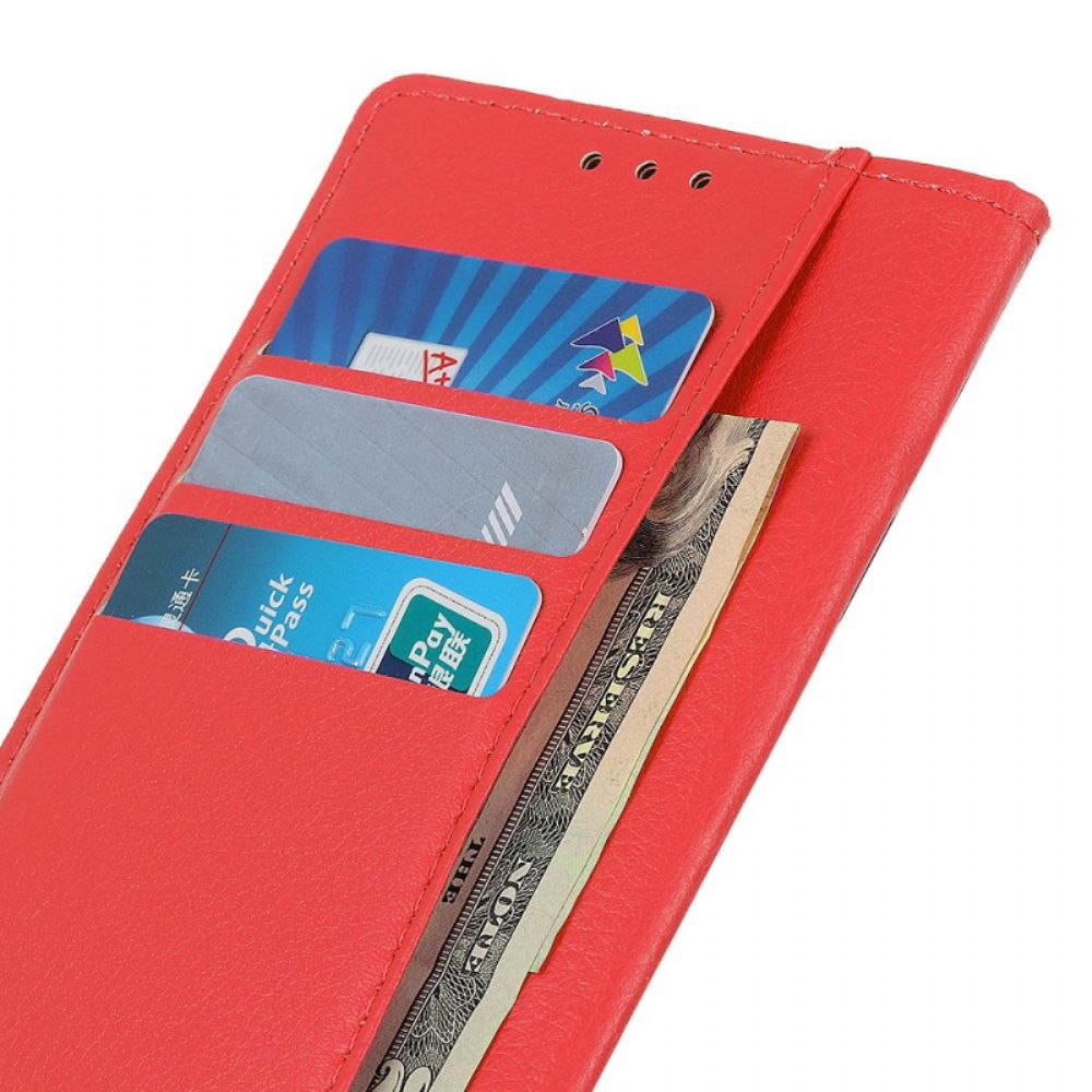 Lederhüllen Für Samsung Galaxy M52 5G Litschi-textur