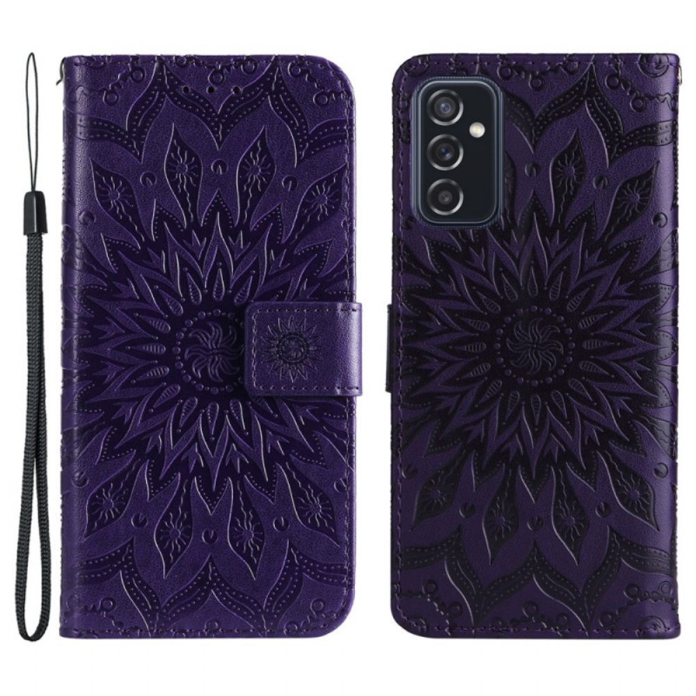 Lederhüllen Für Samsung Galaxy M52 5G Orientalisches Mandala