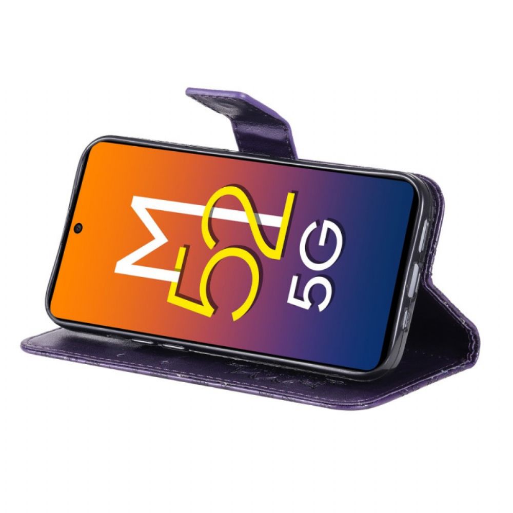 Lederhüllen Für Samsung Galaxy M52 5G Orientalisches Mandala