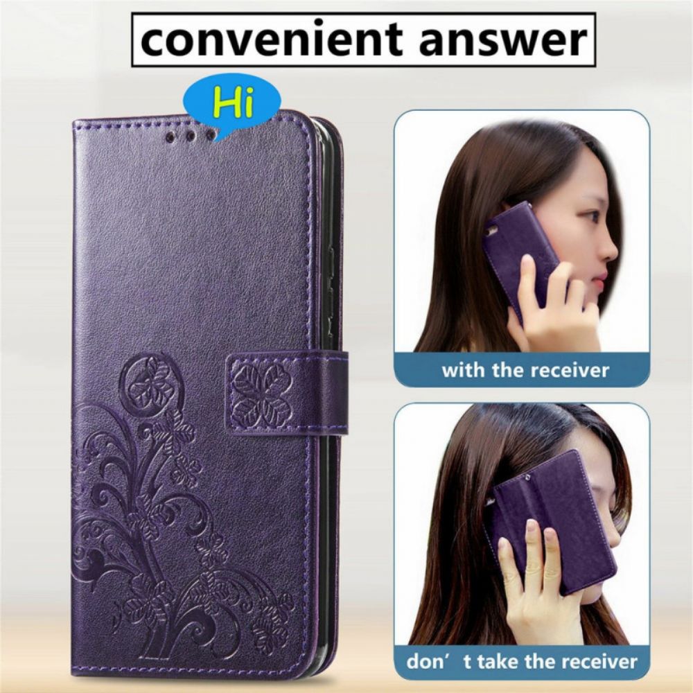 Lederhüllen Für Samsung Galaxy M52 5G Pflanzen-mandala
