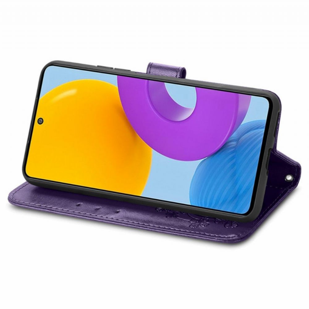Lederhüllen Für Samsung Galaxy M52 5G Pflanzen-mandala