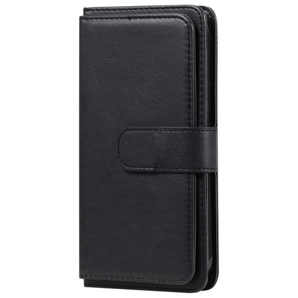 Flip Case Für iPhone 14 10 Kartenhalter