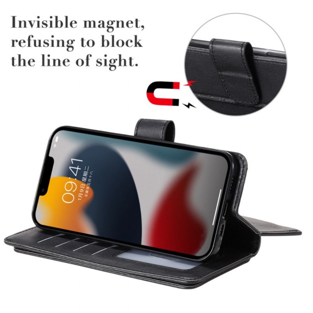 Flip Case Für iPhone 14 10 Kartenhalter