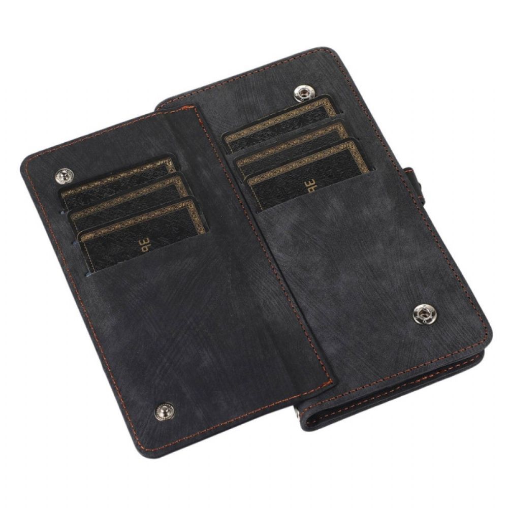 Flip Case Für iPhone 14 Coin Purse 9 Kartenhalter
