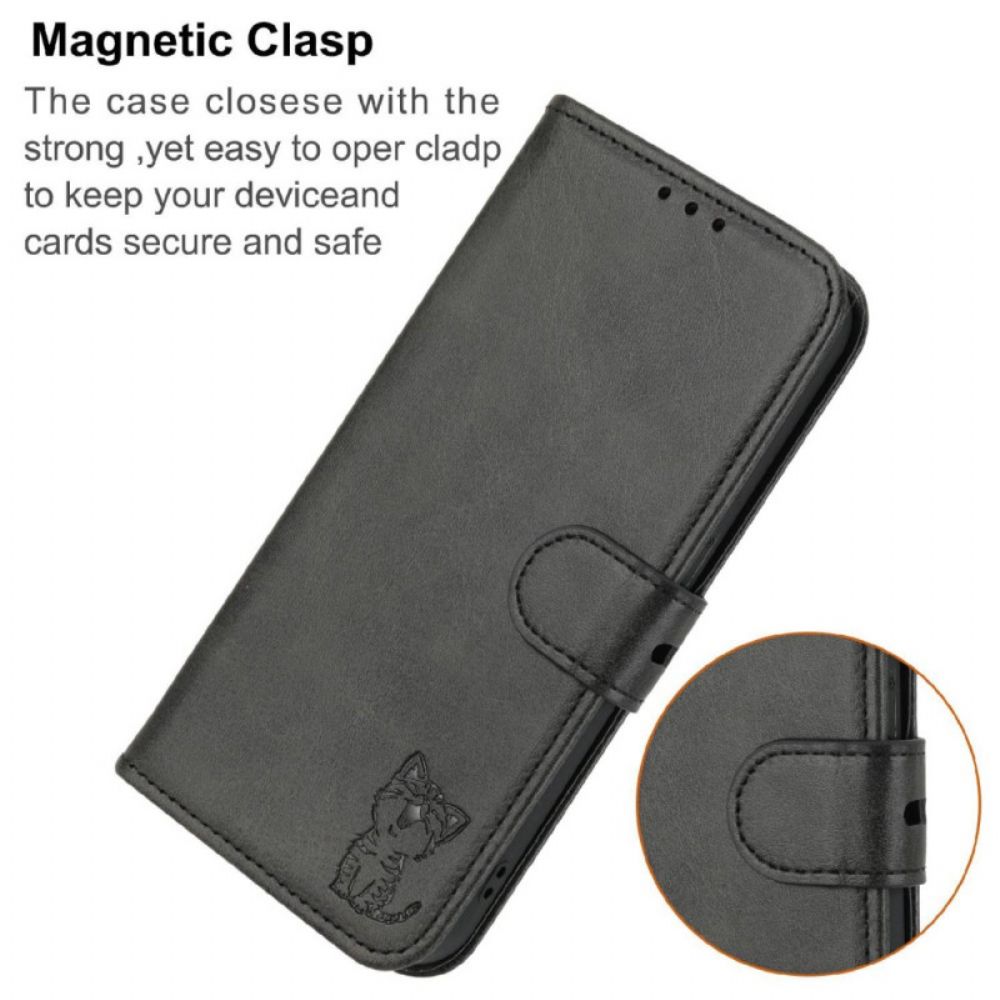 Flip Case Für iPhone 14 Kätzchen