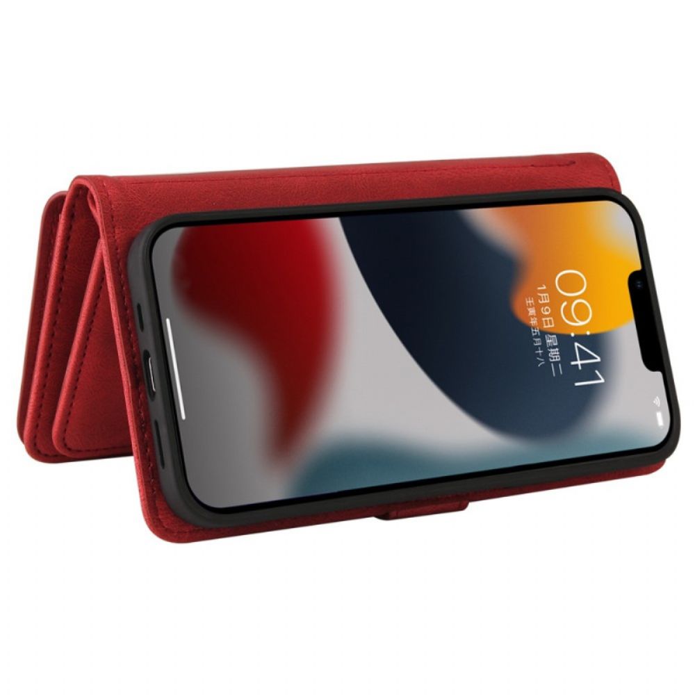 Flip Case Für iPhone 14 Multifunktionaler Kartenhalter