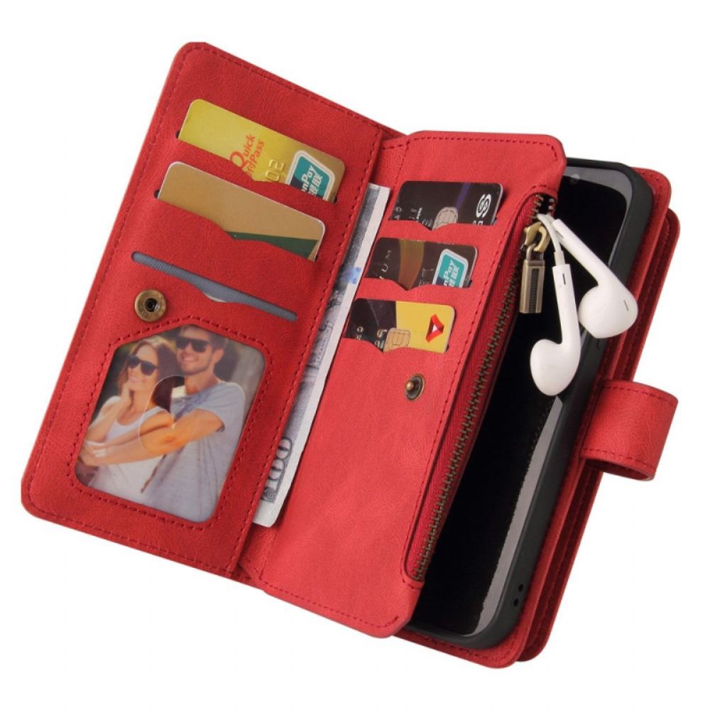 Flip Case Für iPhone 14 Multifunktionaler Kartenhalter