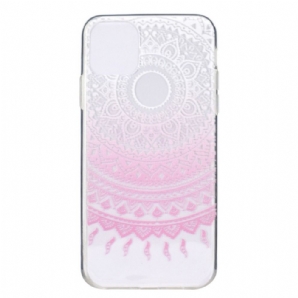 Handyhülle Für iPhone 14 Transparentes Farbiges Mandala