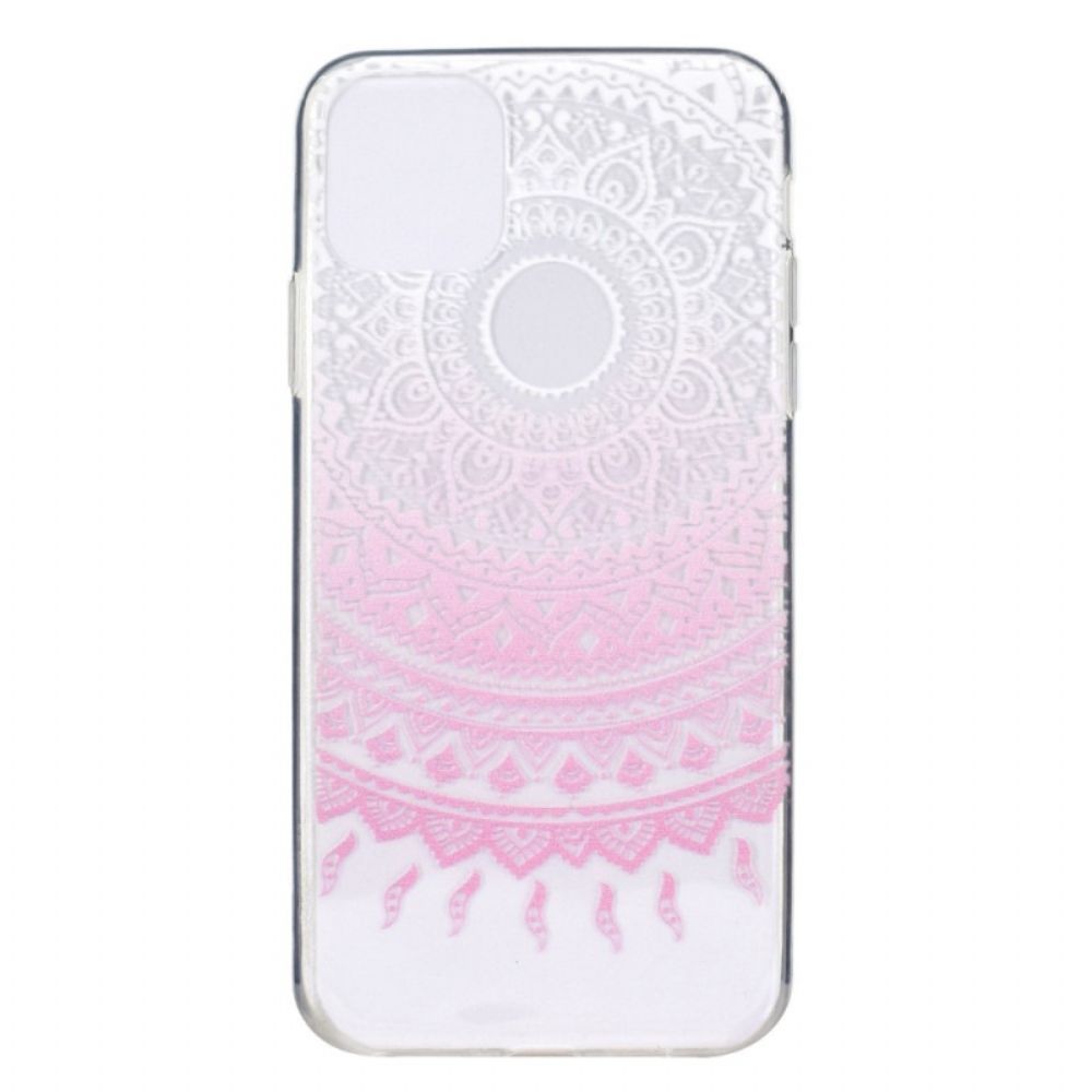 Handyhülle Für iPhone 14 Transparentes Farbiges Mandala