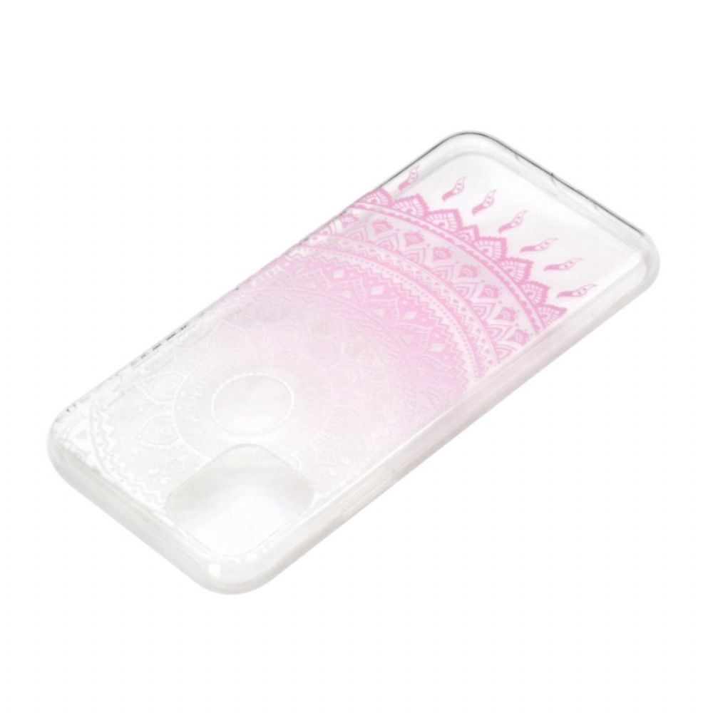 Handyhülle Für iPhone 14 Transparentes Farbiges Mandala