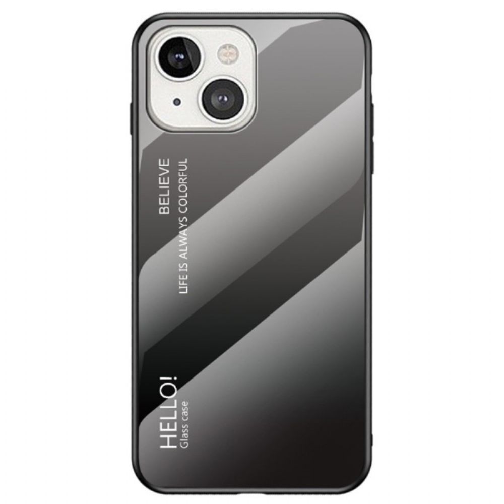 Hülle Für iPhone 14 Hallo Panzerglas