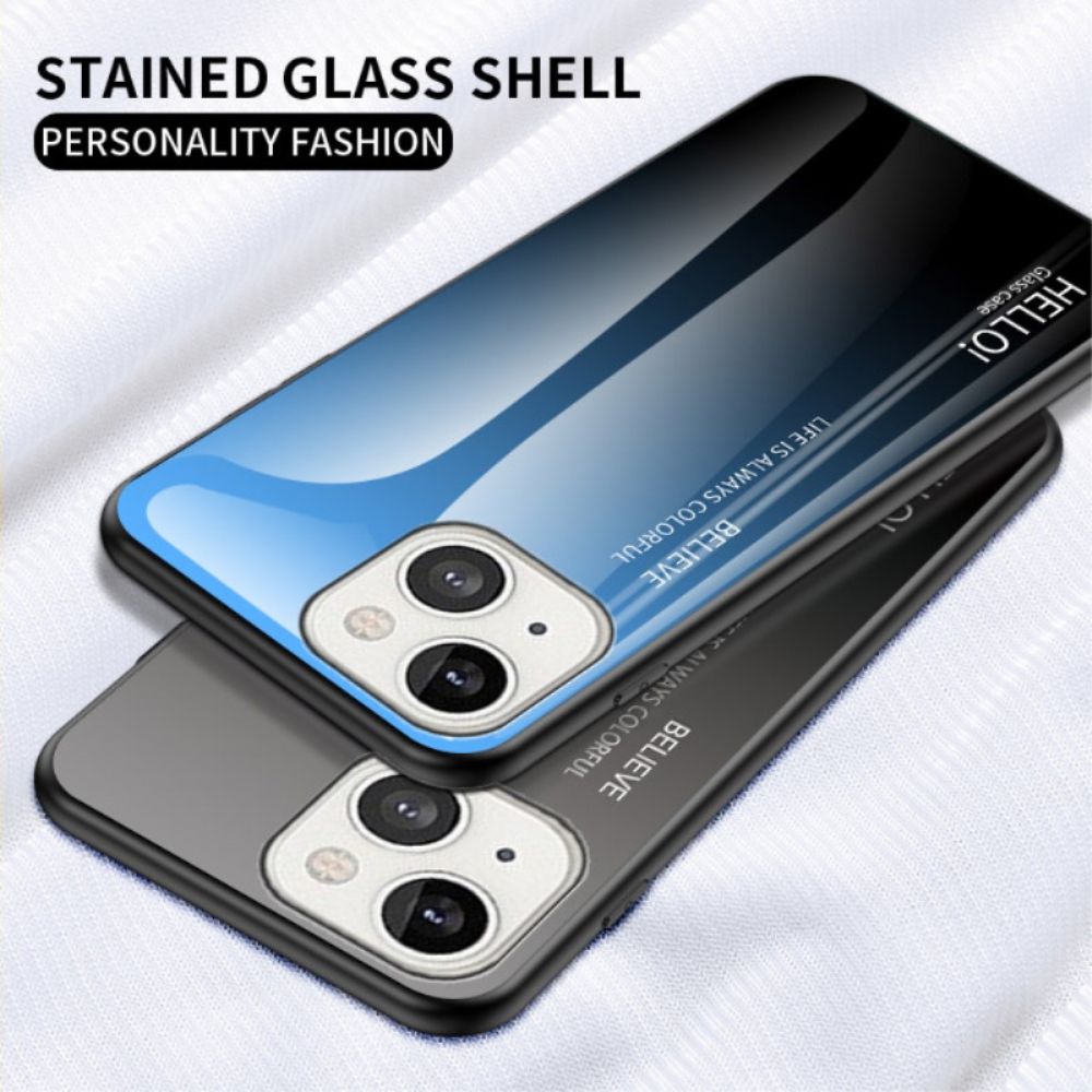 Hülle Für iPhone 14 Hallo Panzerglas