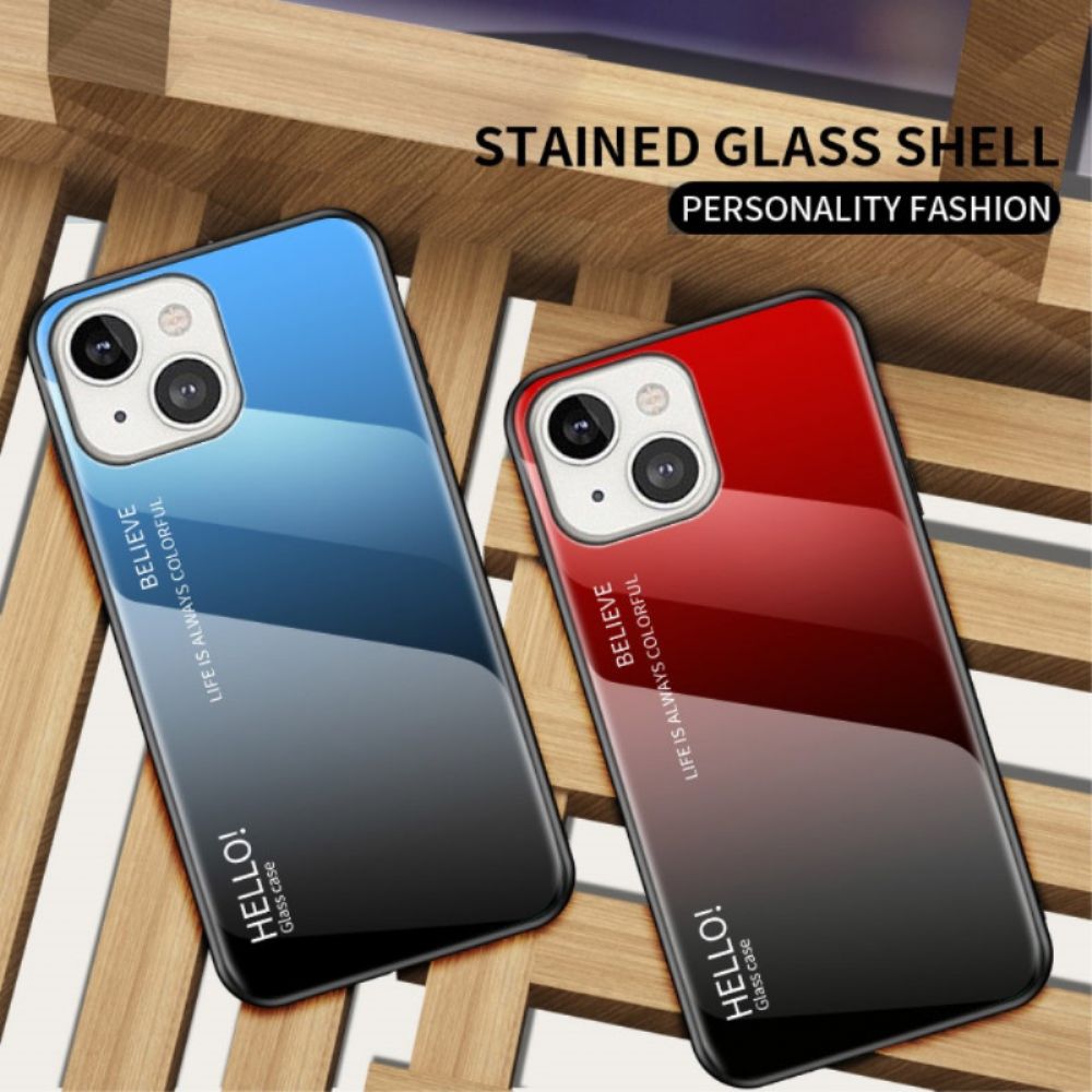 Hülle Für iPhone 14 Hallo Panzerglas