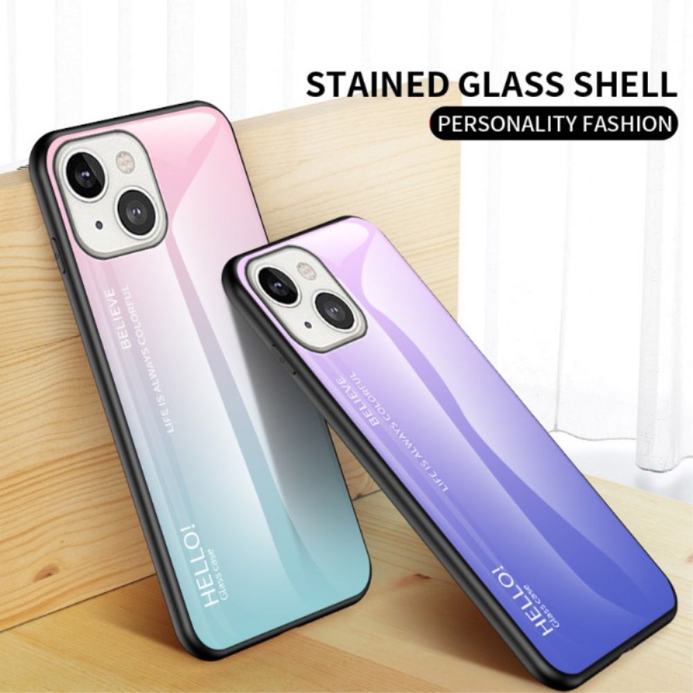 Hülle Für iPhone 14 Hallo Panzerglas